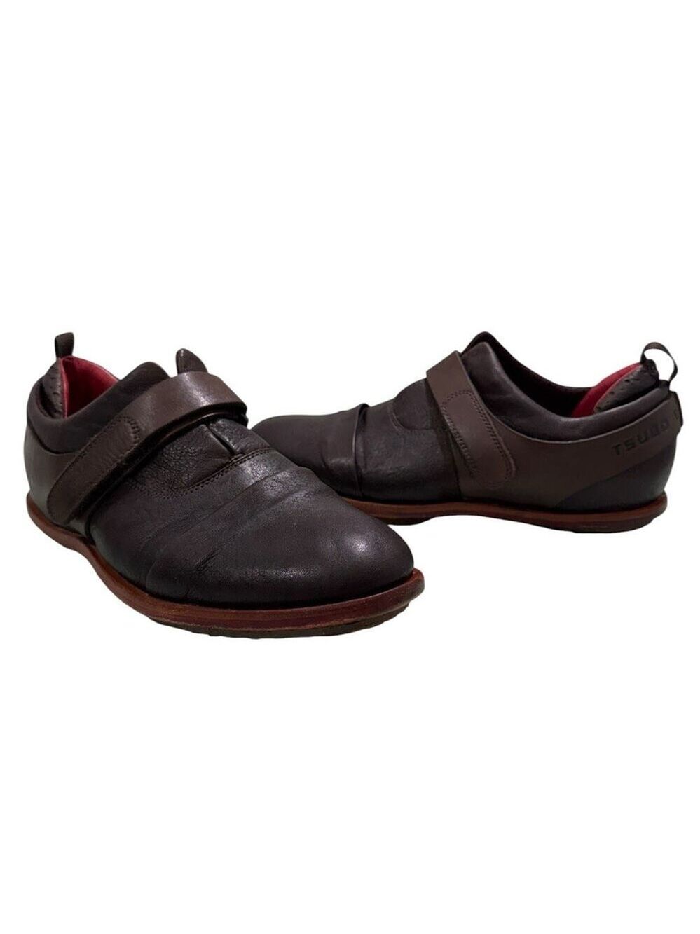 TSUBO THE KRIEKEN SUPPLE BROWN LEATHER LOAFERS MEN'S SIZE US 9M/EU 42